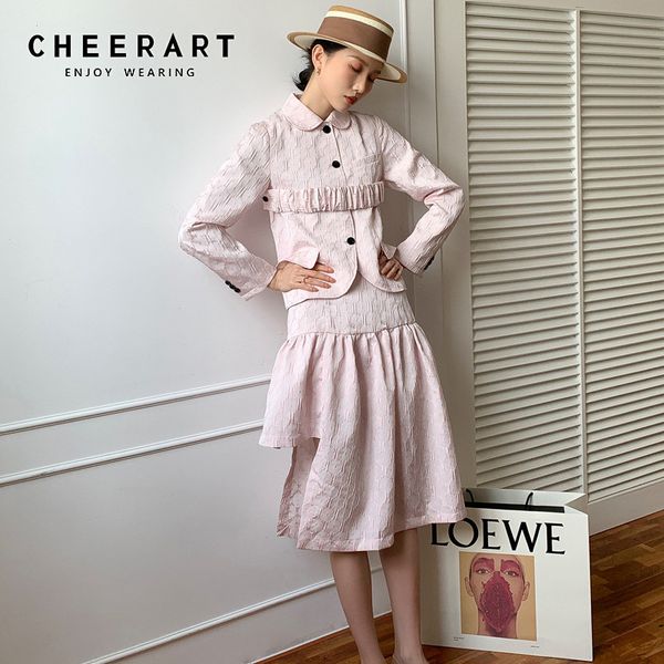 pink texture jacket women peter pan collar ladies button up coats and jackets korean outerwear fashion desinger 210427, Black;brown
pink texture jacket women peter pan collar ladies button up coats and jackets korean outerwear fashion desinger 210427, Black;brown