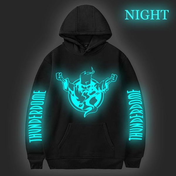 men's hoodies & sweatshirts fashion thunderdome luminous hoodie men printed teens casual hip hop streetwear male, Black
men's hoodies & sweatshirts fashion thunderdome luminous hoodie men printed teens casual hip hop streetwear male, Black