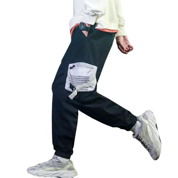 men's pants men fashion cargo hip hop harem streetwear trousers sweatpants wbss, Black
men's pants men fashion cargo hip hop harem streetwear trousers sweatpants wbss, Black