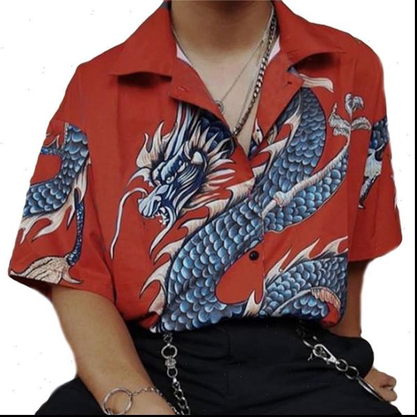 womens dragon shirt print chiffon summer loose casual blouses ladies clothing plus size tunic chinese style, White
womens dragon shirt print chiffon summer loose casual blouses ladies clothing plus size tunic chinese style, White
