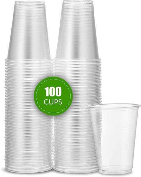 disposable cups & straws 9 oz plastic clear durable drinking cups(100 count), tea cup coffee
disposable cups & straws 9 oz plastic clear durable drinking cups(100 count), tea cup coffee