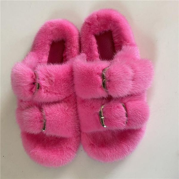 100% mink slippers rea fur women's rainbow sandals cute women travel shoes, Black
100% mink slippers rea fur women's rainbow sandals cute women travel shoes, Black