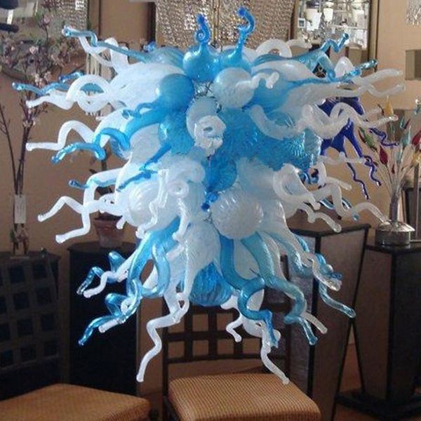Pendant Lighting LED Chandeliers Ceiling Lamp White Blue Colored Handmade Blown Glass Modern Chandelier Home Decoration
Pendant Lighting LED Chandeliers Ceiling Lamp White Blue Colored Handmade Blown Glass Modern Chandelier Home Decoration