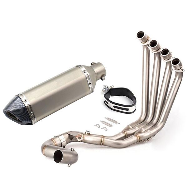 motorcycle exhaust system full header link pipe for cbr650 cbr650f cb650f 2014-2021 front with muffler escape leak
motorcycle exhaust system full header link pipe for cbr650 cbr650f cb650f 2014-2021 front with muffler escape leak