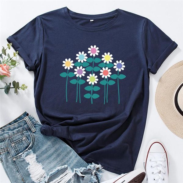 women's t-shirt graphic t shirts little flowers printed tshirt women summer plus size 100%cotton short sleeve o-neck tees s-5xl, White
women's t-shirt graphic t shirts little flowers printed tshirt women summer plus size 100%cotton short sleeve o-neck tees s-5xl, White