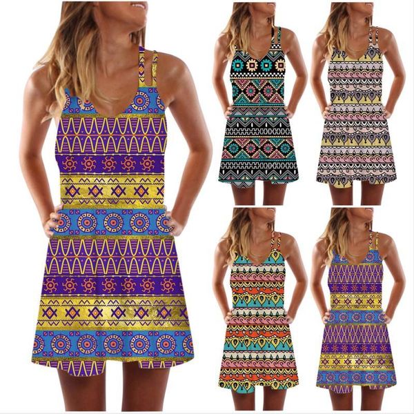 casual dresses retro print sling slim dress women 2021 off shoulder sleeveless v neck mini ladies boho style femme robe clothing, Black;gray
casual dresses retro print sling slim dress women 2021 off shoulder sleeveless v neck mini ladies boho style femme robe clothing, Black;gray
