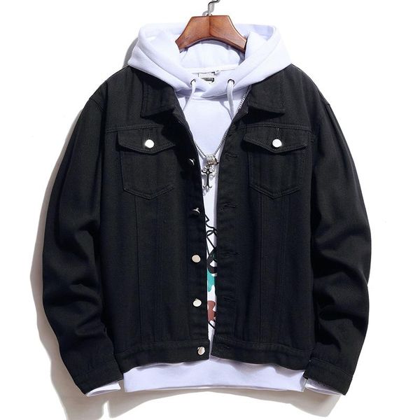 pocket denim jacket men's cotton coat student back print trendy black tool multifunction jackets, Black;brown
pocket denim jacket men's cotton coat student back print trendy black tool multifunction jackets, Black;brown
