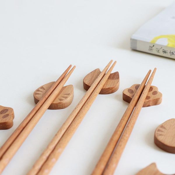 chopsticks japanese style wooden chopstick rest beech wood cat cartoon rack el tableware
chopsticks japanese style wooden chopstick rest beech wood cat cartoon rack el tableware
