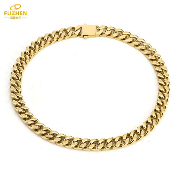 chain stainless steel four sides grinding cuba encryption gold plated fashion hip hop men's titanium, Silver
chain stainless steel four sides grinding cuba encryption gold plated fashion hip hop men's titanium, Silver