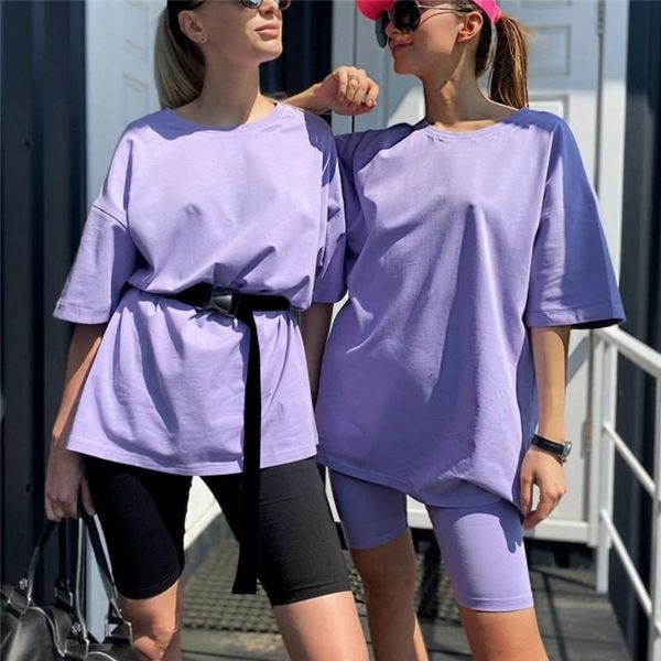 women's short sleeved tracksuits 2pieces sets fashion solid color loose pullover and elastic shorts with belt suits, Gray
women's short sleeved tracksuits 2pieces sets fashion solid color loose pullover and elastic shorts with belt suits, Gray