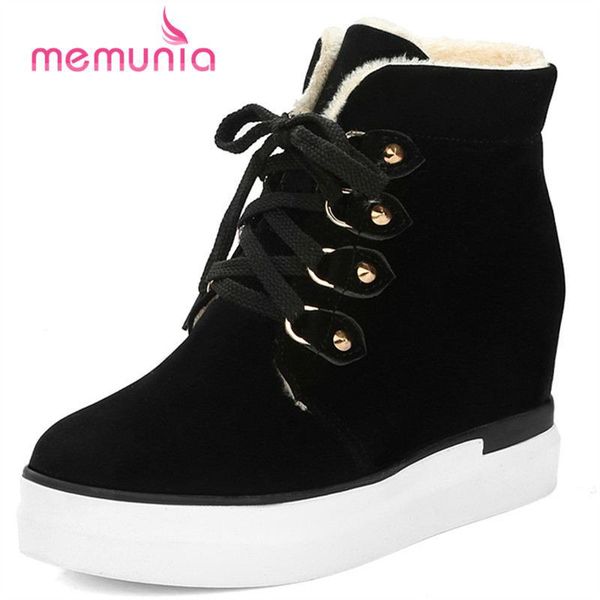 boots memunia arrive 2021 round toe high heel fashion lace up ankle for women height increasing snow size 32-43, Black
boots memunia arrive 2021 round toe high heel fashion lace up ankle for women height increasing snow size 32-43, Black