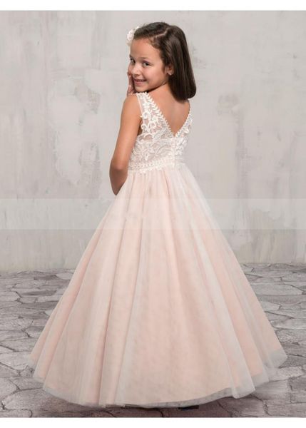 girl's dresses light pink flower girl dress lace tiered tulle v neck girls first communion for ceremony birthday gown, Red;yellow
girl's dresses light pink flower girl dress lace tiered tulle v neck girls first communion for ceremony birthday gown, Red;yellow