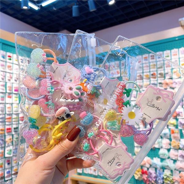 hair accessories 5 pair fashion children's cute cartoon fruit animal rubber band rope korean sweet girl baby ponytail, Slivery;white
hair accessories 5 pair fashion children's cute cartoon fruit animal rubber band rope korean sweet girl baby ponytail, Slivery;white