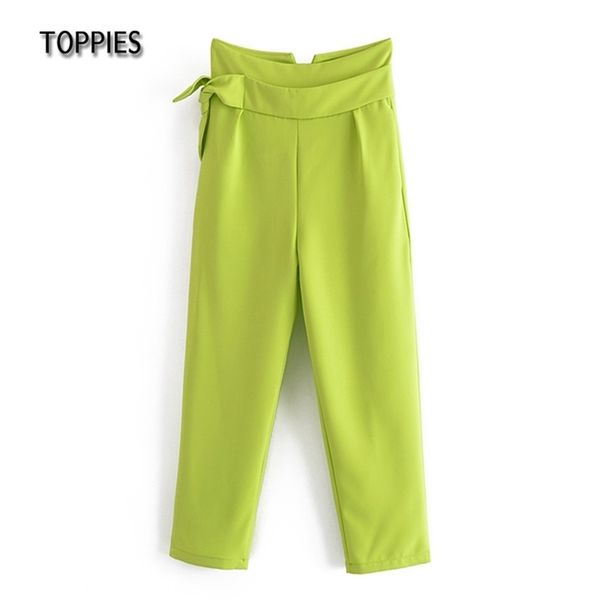 casual calf length pants summer short woman knot high waist suit solid color 210421, Black;white
casual calf length pants summer short woman knot high waist suit solid color 210421, Black;white