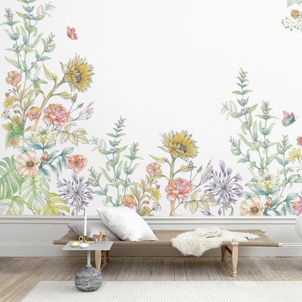 wallpapers watercolor hand-painted small flowers mural wallpaper floral wall pw200416002
wallpapers watercolor hand-painted small flowers mural wallpaper floral wall pw200416002