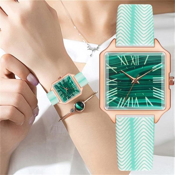 wristwatches women watches leather belt quartz watch 2021 fashion business for female wristwatch temperament green dial relogio feminino, Slivery;brown
wristwatches women watches leather belt quartz watch 2021 fashion business for female wristwatch temperament green dial relogio feminino, Slivery;brown