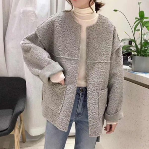 women's jackets plain corvino wool coat, feminine korean style japanese casual loose versatile plus size 2xl za75, Black;brown
women's jackets plain corvino wool coat, feminine korean style japanese casual loose versatile plus size 2xl za75, Black;brown