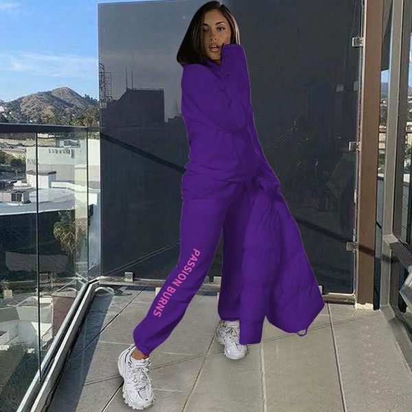 women's tracksuits women purple two piece set outfits letter printing sports leisure hooded spring fall f clothes womens lugentolo, Gray
women's tracksuits women purple two piece set outfits letter printing sports leisure hooded spring fall f clothes womens lugentolo, Gray