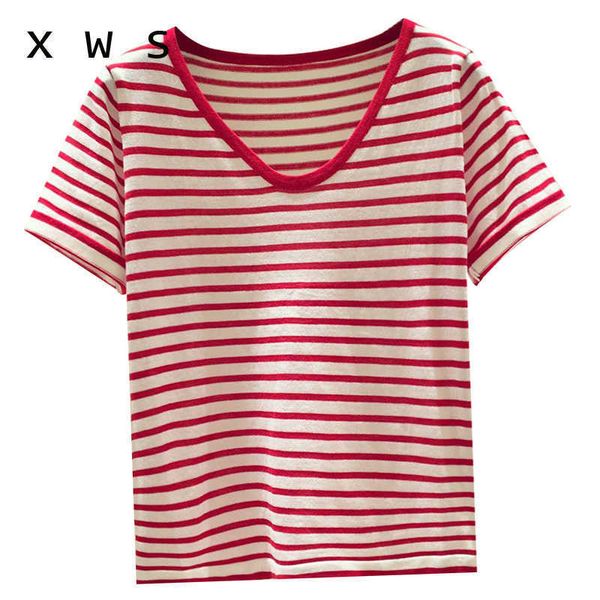 summer oversize women sweater knitted fashion striped v neck pullovers jumper thin knitting casual pullovers ladies 210604, White;black
summer oversize women sweater knitted fashion striped v neck pullovers jumper thin knitting casual pullovers ladies 210604, White;black