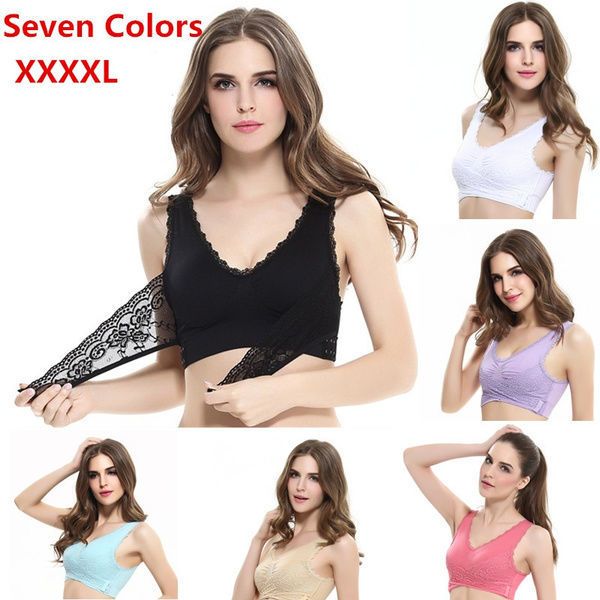 women seamless padded push up bra post-surgery wireless brassiere bra with padded underwear breathable lace bras bralette, Red;black
women seamless padded push up bra post-surgery wireless brassiere bra with padded underwear breathable lace bras bralette, Red;black