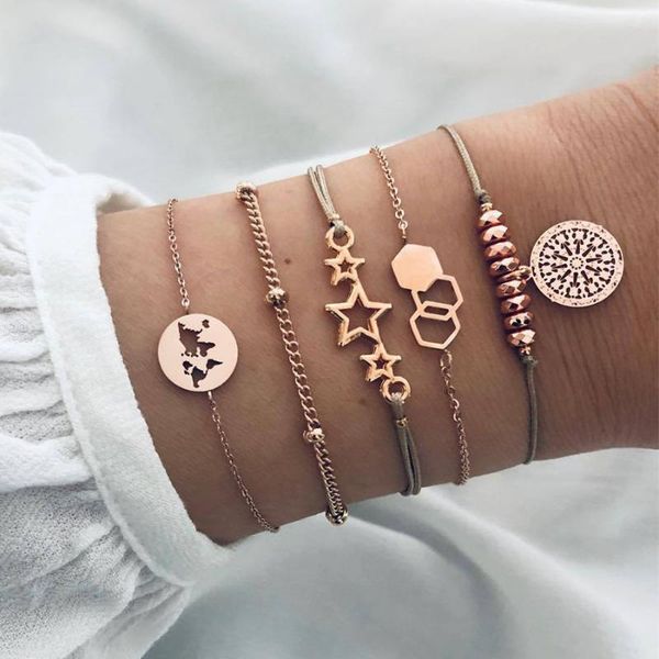 link, chain diezi bohemia map ocean star charm bracelet sets rope bracelets for women 2021 statement boho jewelry, Black
link, chain diezi bohemia map ocean star charm bracelet sets rope bracelets for women 2021 statement boho jewelry, Black