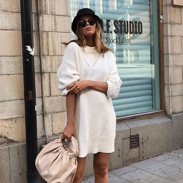 casual dresses bkld fashion straight knit sweater dress autumn winter elegant women loose long sleeve hollow out short mini, Black;gray
casual dresses bkld fashion straight knit sweater dress autumn winter elegant women loose long sleeve hollow out short mini, Black;gray