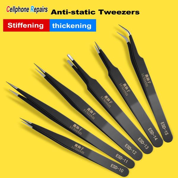 hard and thick antistatic tweezers pinhead curved mouth round head flat forceps suit clip maintenance tools professional hand tool sets
hard and thick antistatic tweezers pinhead curved mouth round head flat forceps suit clip maintenance tools professional hand tool sets