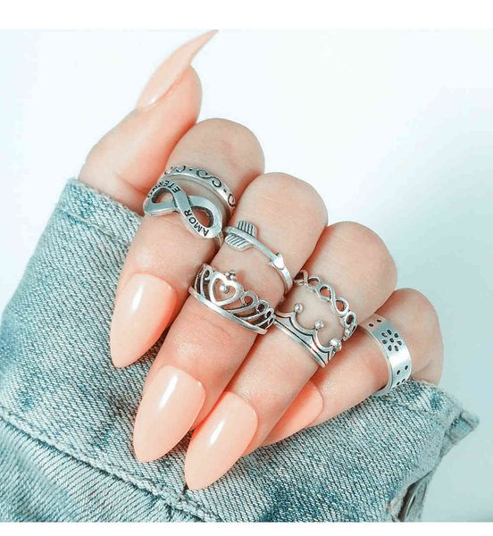 7 pcs/set women and men round crown irregular rings sets charm party wedding ring jewelry accessories g1125, Slivery;golden
7 pcs/set women and men round crown irregular rings sets charm party wedding ring jewelry accessories g1125, Slivery;golden