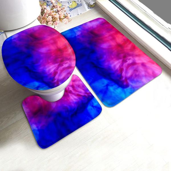 red and blue smoke bathroom antiskid padthree piece floor mat set bath mats
red and blue smoke bathroom antiskid padthree piece floor mat set bath mats