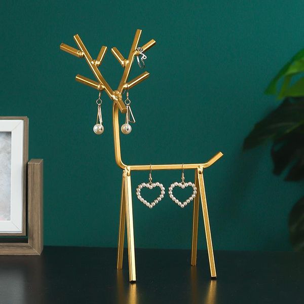 hooks & rails nordic simple wrought iron geometric deer jewelry rack, creative home deskearrings necklace storage display rack
hooks & rails nordic simple wrought iron geometric deer jewelry rack, creative home deskearrings necklace storage display rack