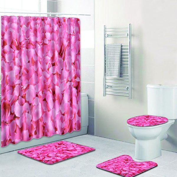 bath mats bathroom toilet cover ornament 4 pieces non-slip suction cup mat rose pattern door home decoration 5.17
bath mats bathroom toilet cover ornament 4 pieces non-slip suction cup mat rose pattern door home decoration 5.17