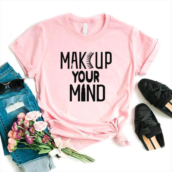 makeup your mind eyelash women t shirt print short sleeve o neck loose causal tee, White
makeup your mind eyelash women t shirt print short sleeve o neck loose causal tee, White