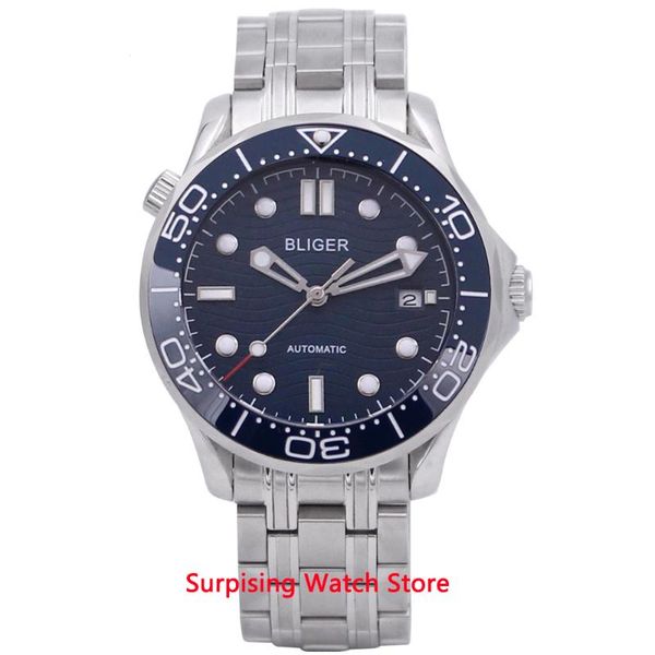 wristwatches bliger 41mm miyota automatic mechanical mens watch stainless steel sapphire crystal luminous waterproof calendar wristwatch men, Slivery;brown
wristwatches bliger 41mm miyota automatic mechanical mens watch stainless steel sapphire crystal luminous waterproof calendar wristwatch men, Slivery;brown