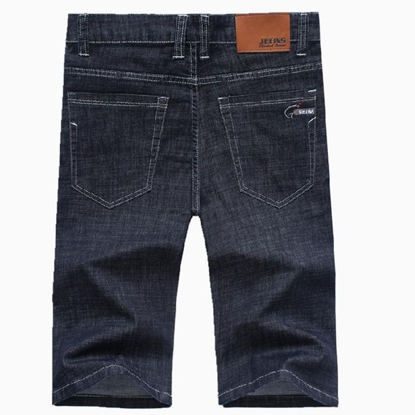 men's jeans 2021 summer high stretch denim shorts classic style business fashion casual five-point pants male brand thin, Blue
men's jeans 2021 summer high stretch denim shorts classic style business fashion casual five-point pants male brand thin, Blue