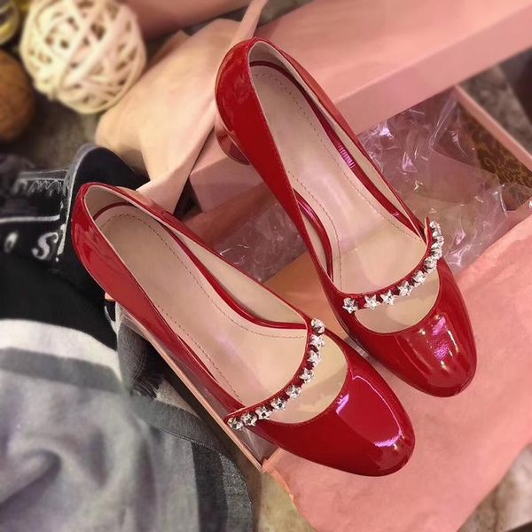 thick high heels shoes low heel women pumps pointed toe work crystal strap 5cm spring footwear dress, Black
thick high heels shoes low heel women pumps pointed toe work crystal strap 5cm spring footwear dress, Black