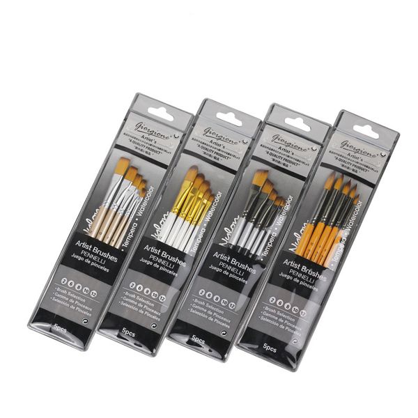 watercolor gouache painting brush nylon hair 5 sticks art painting pen set student art supplies painting material
watercolor gouache painting brush nylon hair 5 sticks art painting pen set student art supplies painting material