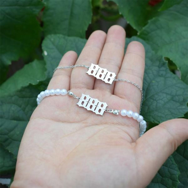 charm bracelets angel number bracelet 111 222 333 444 555 666 777 888 999 anklet for women imitation pearls chain beach jewelry feet bff, Golden;silver
charm bracelets angel number bracelet 111 222 333 444 555 666 777 888 999 anklet for women imitation pearls chain beach jewelry feet bff, Golden;silver