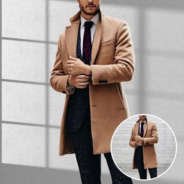 men's jackets pockets anti-wrinkle men solid color business coat for winter, Black;brown
men's jackets pockets anti-wrinkle men solid color business coat for winter, Black;brown