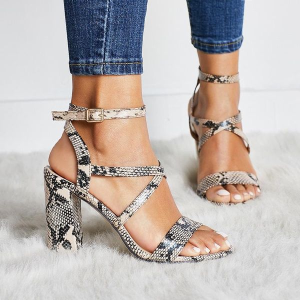 women summer sandals open toe snake pu leather shoes woman zapatos mujer ladies chunky high heels pumps chaussure femme, Black
women summer sandals open toe snake pu leather shoes woman zapatos mujer ladies chunky high heels pumps chaussure femme, Black