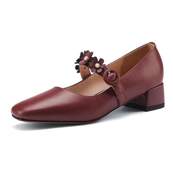 dress shoes sweet woman 2021 est flower thick med heels pumps female wedding dancing party for women large size 34-43, Black 
dress shoes sweet woman 2021 est flower thick med heels pumps female wedding dancing party for women large size 34-43, Black