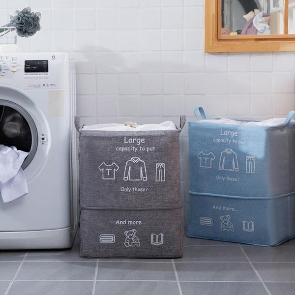 storage bags collapsible basket large capacity thick cotton linen drawstring pocket waterproof prevent dust laundry bag for bedroom
storage bags collapsible basket large capacity thick cotton linen drawstring pocket waterproof prevent dust laundry bag for bedroom