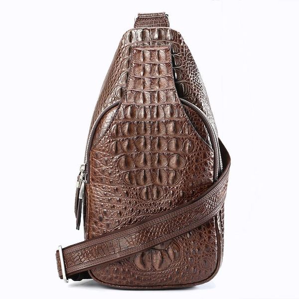 backpack luxurious2021 chest genuine shoulder leisure messenger crocodile fish bone skin men's bag
backpack luxurious2021 chest genuine shoulder leisure messenger crocodile fish bone skin men's bag