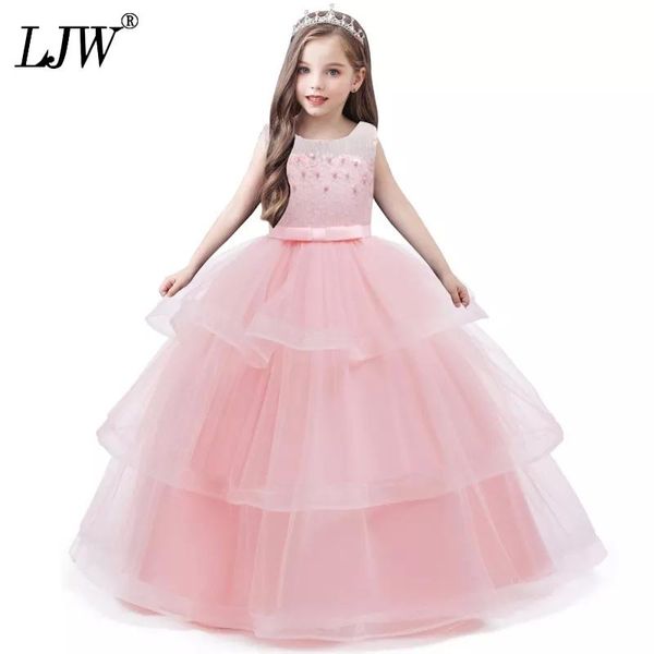 girl's dresses princess lace dress kids beading flower girls for vintage children wedding party formal ball gown, Red;yellow
girl's dresses princess lace dress kids beading flower girls for vintage children wedding party formal ball gown, Red;yellow
