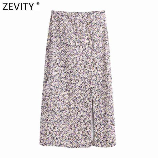 zevity women vintage floral print single breasted split purple skirt faldas mujer french style female chic party vestidos qun756 210419, Black
zevity women vintage floral print single breasted split purple skirt faldas mujer french style female chic party vestidos qun756 210419, Black