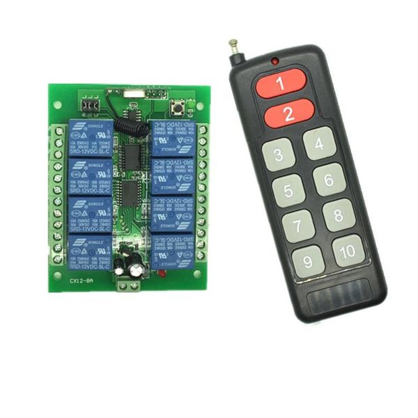smart home control dc12v 24v 8ch rf wireless remote switch & system receiver transmitter 315/433 mhz
smart home control dc12v 24v 8ch rf wireless remote switch & system receiver transmitter 315/433 mhz