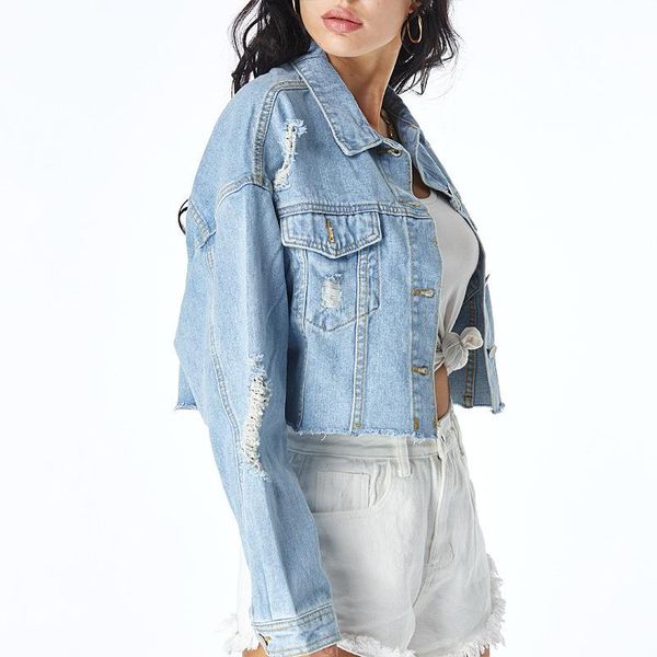 women's jackets 2021 spring and autumn solid color high waist slim denim jacket short fashion street personality, Black;brown
women's jackets 2021 spring and autumn solid color high waist slim denim jacket short fashion street personality, Black;brown