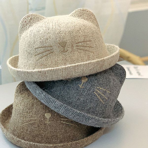 autumn winter children's boys and girls' wool fisherman's baby cute cat dome versatile basin hat, Yellow
autumn winter children's boys and girls' wool fisherman's baby cute cat dome versatile basin hat, Yellow