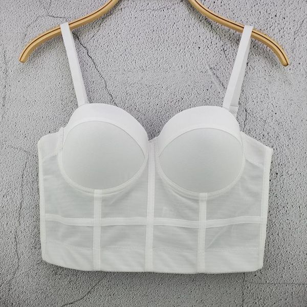 arrival corset bustier bra women tank cropped vest lingerie full cup night club party, White
arrival corset bustier bra women tank cropped vest lingerie full cup night club party, White