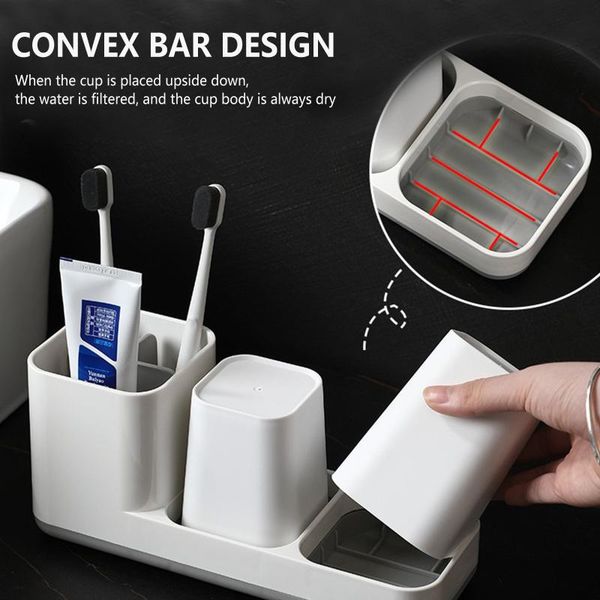 toothbrush holders simple holder with 5 slots bathroom toothpaste storage organizer 2 cups products
toothbrush holders simple holder with 5 slots bathroom toothpaste storage organizer 2 cups products