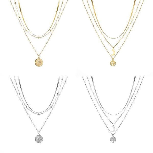 pendant necklaces vienkim bohemia fashion collar necklace multi-layer 2021 long chain for women boho choker jewelry friend gift, Silver
pendant necklaces vienkim bohemia fashion collar necklace multi-layer 2021 long chain for women boho choker jewelry friend gift, Silver